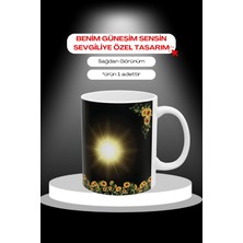 Giz Hanım Kupa – “benim Güneşim Sensin” Mesajlı | Anlamlı Hediyelik Bardak | Çift Yön Baskılı | 330 ml