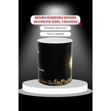 Giz Hanım Kupa – “benim Güneşim Sensin” Mesajlı | Anlamlı Hediyelik Bardak | Çift Yön Baskılı | 330 ml