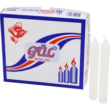 Büyük  Beyaz Mum  20Lİ Kutu (4887)