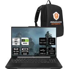 Asus Tuf Gaming F16 Core 5 210H RTX 3050 Gaming Laptop 16GB RAM 512GB SSD 16" FHD+ 144Hz FreeDOS + Per4 Çanta FX607VJRL033P312
