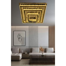 Lirena Taşlı Plafonyer LED Avize