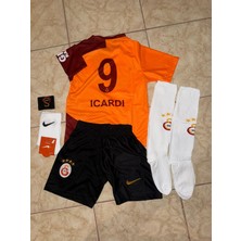Galatasaray 23/24 Sezon Parcalı Cocuk Fıtbol Forması Hedyeli 5 Li Set