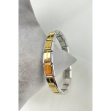 Fk Studio Design Italyan Silver Çelik Unisex Namination Bileklik