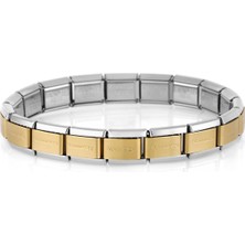 Fk Studio Design Italyan Silver Çelik Unisex Namination Bileklik