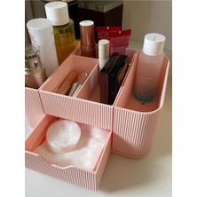 Lux Pembe Makyaj Organizer
