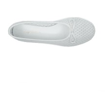 Beyaz File Barefoot Babet Ayakkabı