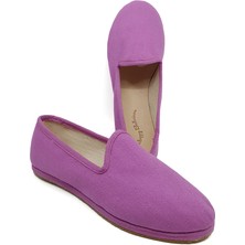 Lila Koton Kumaş Barefoot Slipper