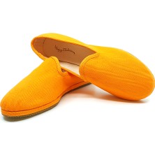 Turuncu Koton Kumaş Barefoot Slipper