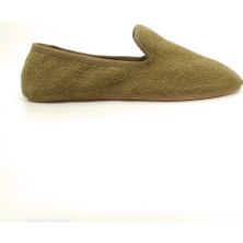 Haki Keten Kumaş Barefoot Slipper