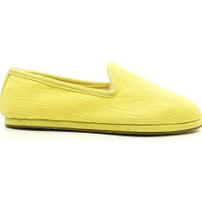 Sarı Koton Kumaş Barefoot Slipper