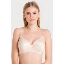 Kadın İnce Süngerli Ten Sütyen 5738