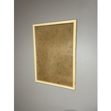 Caddehediye 50X70 Ahşap Çerçeve Poster Puzzle Siyah & Beyaz & Ceviz & Masif & 4 Renk Iskandinav