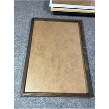 Caddehediye 30X40 Ahşap Çerçeve Poster Puzzle Siyah & Beyaz & Ceviz & Masif & 4 Renk Iskandinav