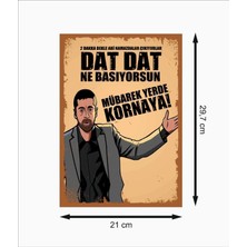 2 Dakika Bekle Abi Namazdalar Çıkıyorlar Dat Dat Ne Basıyorsun Kornaya Mübarek Mdf Duvar Tablosu