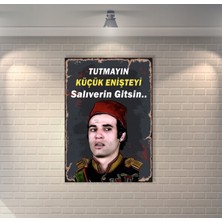 Kemal Sunal Retro Mdf Duvar Dekarasyon Tablosu