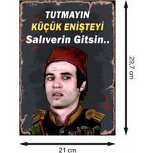Kemal Sunal Retro Mdf Duvar Dekarasyon Tablosu