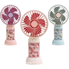 Ayaklı Şarjlı Mini Fan Vantilatör Bebek Arabası Ofis Çalışma Masası Serinletici