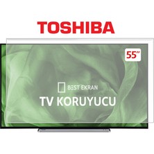 Best Ekran Toshiba 55QV3F63DT Tv Ekran Koruyucu - Toshiba 55" Inç 139 Ekran 4K Hd Smart QLED Tv Ekran Koruyucu