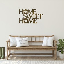 "home Sweet Home" Yazılı Ahşap Kapı Veya Duvar Süsü Dekor, Dekoratif Ev Hediyesi