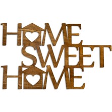 "home Sweet Home" Yazılı Ahşap Kapı Veya Duvar Süsü Dekor, Dekoratif Ev Hediyesi