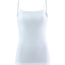 Blackspade 1265 Bayan Beyaz İnce Askı Thermal Atlet