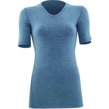 Kadın Gri Melanj 2. Seviye Termal T-Shirt 1263