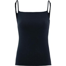 BLACKSPADE 1265 BAYAN SİYAH İNCE ASKI THERMAL ATLET
