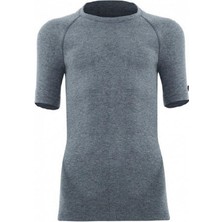 Blackspade Gri Melanj Çocuk Termal Tişört 2. Seviye 9267 Kız Çocuk İçin Termal Özellikli Standart Beden