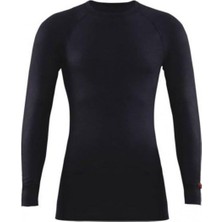 Blackspade Termal İçlik 9259 Siyah Uzun Kollu %49 Viskoz %49 Polyester Erkekler İçin İdeal