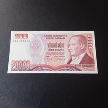 Escoines Koleksiyon 399636854837DAA391 7.emisyon 20BIN Türklirası E12 Serisi Çil Eski Kağıt Para