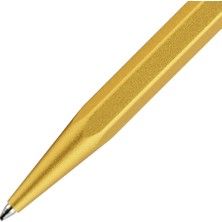 Caran Dache 849 Metal Kutulu Roller Tükenmez Kalem Goldbar 