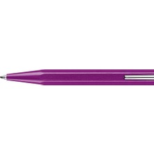Caran Dache Metal Kutulu  849 Seri Popline Collection Tükenmez Kalem flo Violet
