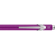 Caran Dache Metal Kutulu  849 Seri Popline Collection Tükenmez Kalem flo Violet