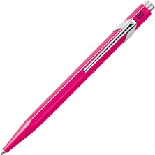 Caran Dache Metal Kutulu  849 Seri  Popline Collection Tükenmez Kalem Fluo Pembe