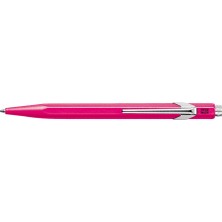 Caran Dache Metal Kutulu  849 Seri  Popline Collection Tükenmez Kalem Fluo Pembe