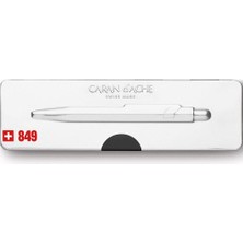 Caran D'ache Metal Kutulu 849 Seri Popline Si̇yah Tükenmez Kalem