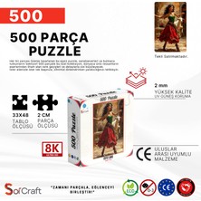 Soi Craft 500 Parça Puzzle Gypsy Dans Kırmızı Etekli Kadın