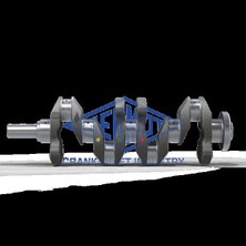 Krank Toyota Corolla Aurıs 1.4 D4D Motor Çift Kamalı 6 Ileri Vites Ana Yatak 48MM - Kol Yatak 44MM Toyota Corolla 1.4 D-4d 2 Keyways /2 Kamalı. Flange : 8 Holes