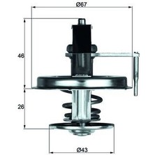 Termostat 84 C Mercedes S-Class M116 M117 W126 C126