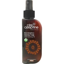 Cireaseptine Bronzlaştırıcı Güneş Yağı 0 Spf 90ML