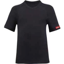 Blackspade Erkek Çocuk Thermal Kısa Kol V Yaka Siyah 9249 Konforlu İçlik Takımı