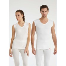Blackspade V Yaka Thermal Atlet Beyaz 9243 Erkek Çocuk İçin Termal Özellikli Rahat Tasarım