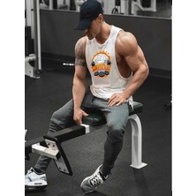 Fitness Gym Tank Top Sporcu Atleti Siyah Ince Askılı (Basket )