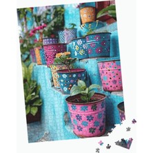 Soi Craft 500 Parça Puzzle Renkli Kova Saksılar