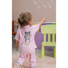 Bebek ve Çocuk Alt Üst Pamuk Interlok Takım-Let's Animal