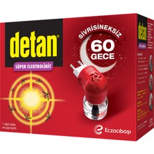 Detan Elektro Likit Sinekkovar Cihaz+Yedek 60 Gece