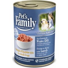 Pets Family Konserve Köpek Kuzu Etli 400G