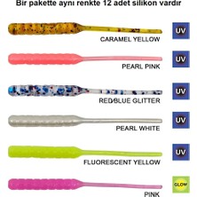 Kendo Arrow Worm Lrf Silikonu 5.5cm (12'li Paket) Karides Kokulu