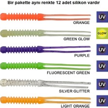 Kendo Killer Worm Lrf Silikonu 5.5cm (12'li Paket) Karides Kokulu