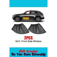 Trobus Peugeot  2008 2013 - 2019 Suv Uyumlu Yan Cam Güneşliği Ön Veya Arka